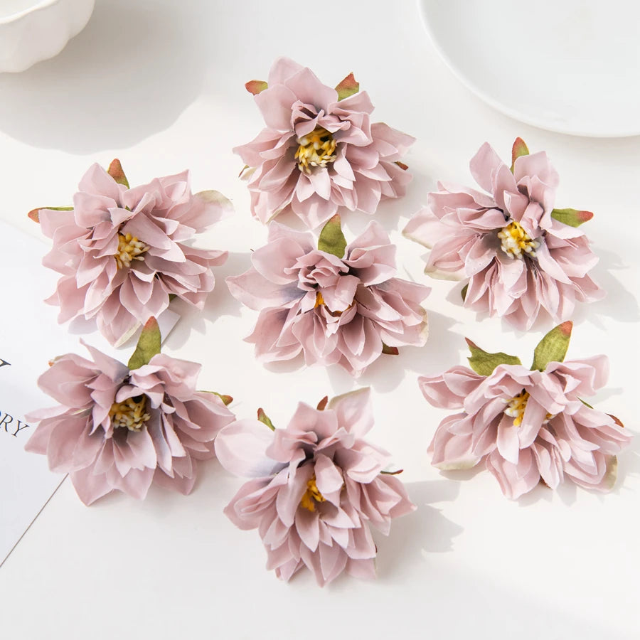 Set of 20 silk wall flowers for varied decoration - vue 12 sur 15