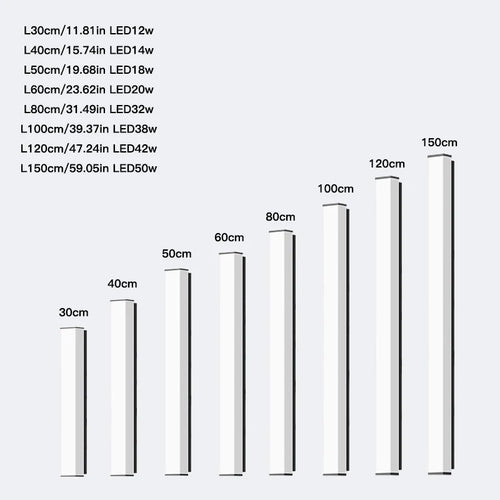 Stainless steel waterproof LED long wall light modern IP65 outdoor garden villa balcony linear wall washer 8 - vue 5 sur 8