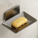 wall-mounted aluminum soap dish for storage and organization