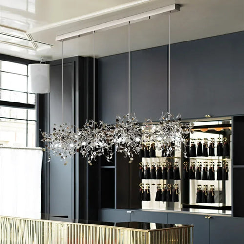 Decorative nordic design stainless steel pendant light - vue 5 sur 11