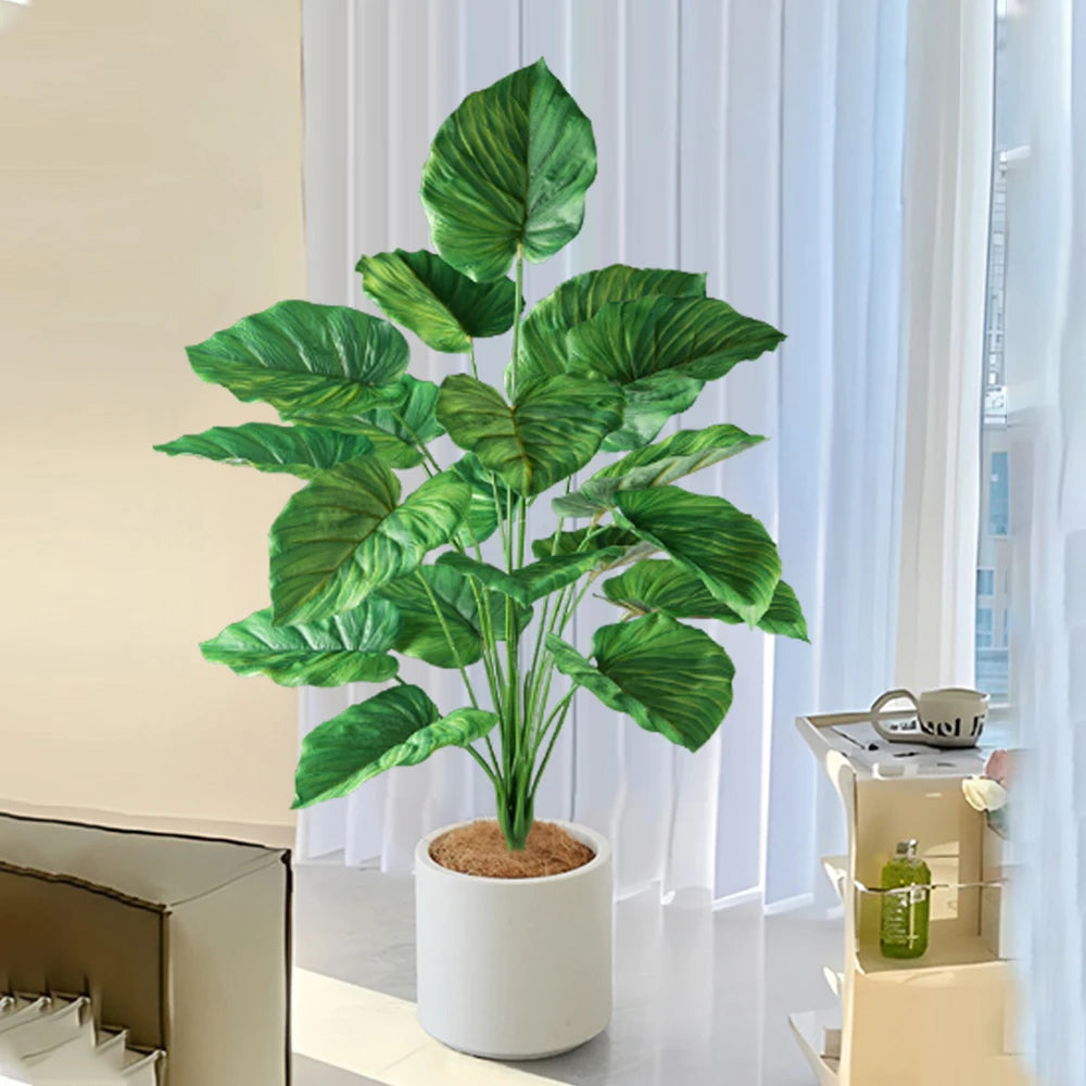 Artificial palm tree large monstera plant decorations for home and events