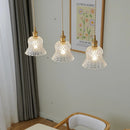 Transparent glass pendant for modern and elegant lighting