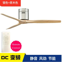 Silent nordic log ceiling lamp with energy saving for interiors