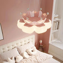 Romantic cloud-shaped ceiling light for children's room