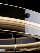 Modern Italian minimalist circular glass pendant light