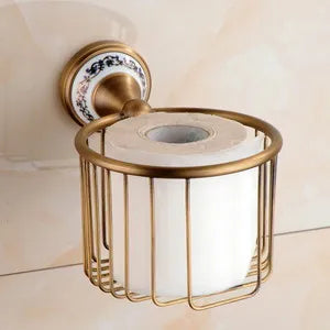 solid brass retro bathroom accessory sets