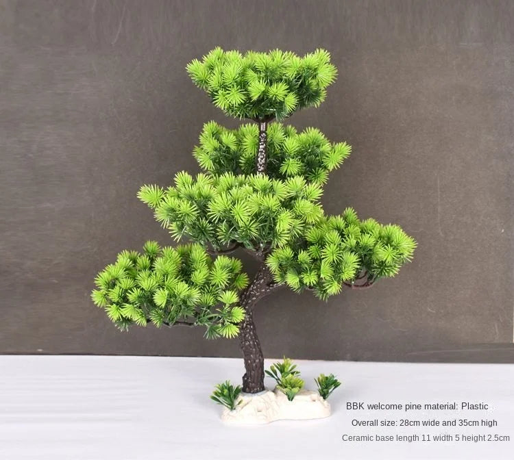 Artificial bonsai plant in plastic for interior decoration - vue 12 sur 41