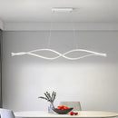 Modern nordic atmospheric twisted LED chandelier