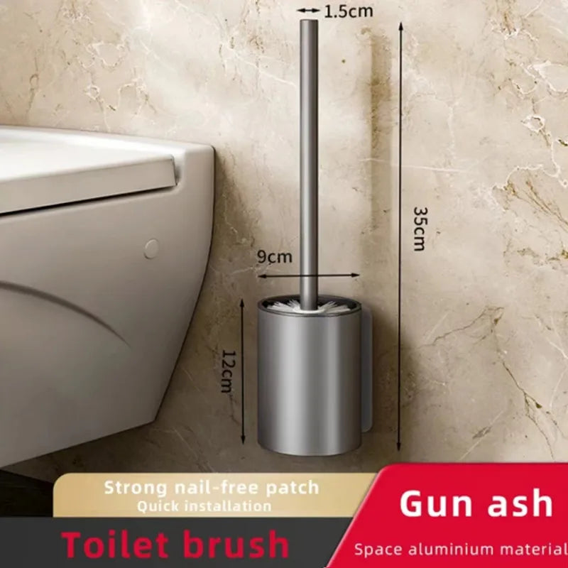Wall-mounted aluminium cleaning brush with no dead angle - vue 7 sur 8