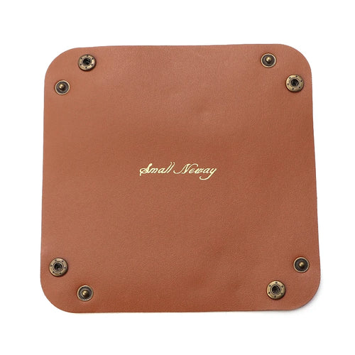 Leather storage box for desk and accessories - vue 12 sur 14