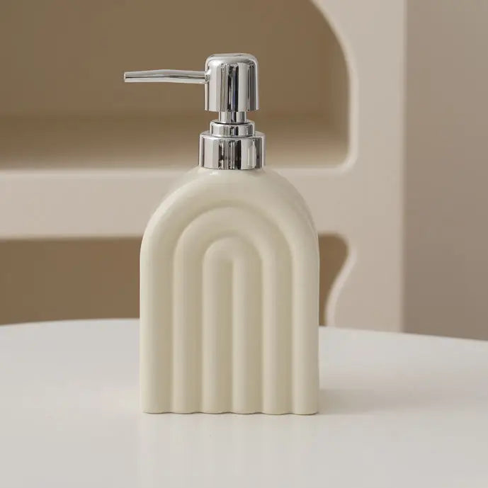 Portable ceramic soap dispenser for shampoo and water - vue 21 sur 21