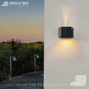 JoollySun solar wireless outdoor LED wall light for garage, yard and garden