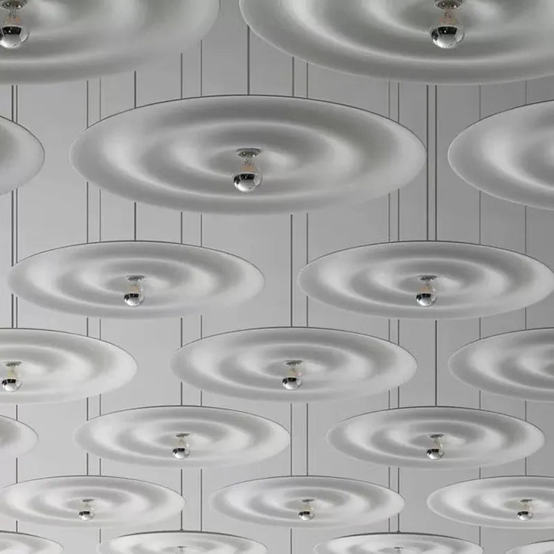 Simple nordic iron pendant light for restaurants and cafés - vue 6 sur 6
