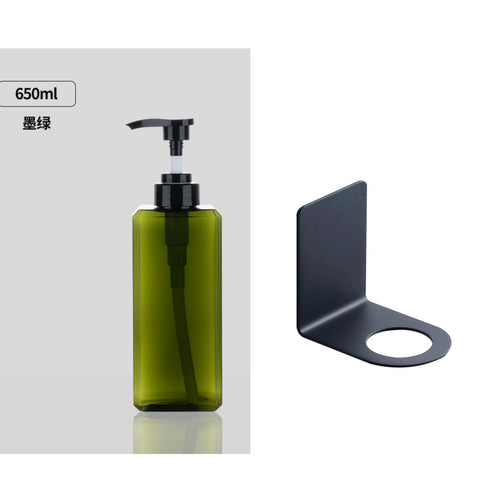 wall-mounted liquid soap dispenser for disinfectant and shower gel - vue 12 sur 15
