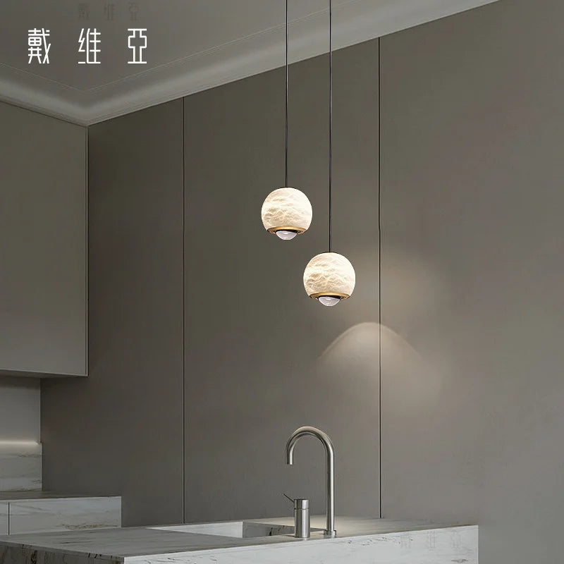 Marble chandeliers for dining room