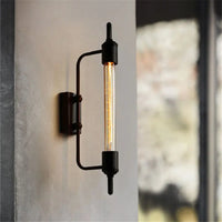 Retro industrial iron wall light for home lighting