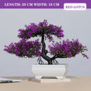 Artificial bonsai tree for indoor and outdoor decoration