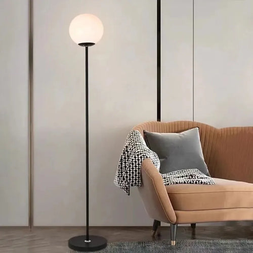 Adjustable creative LED floor lamp with sphere - vue 2 sur 8