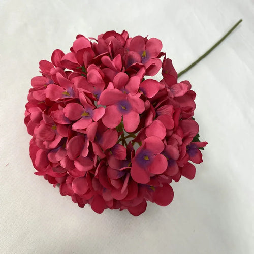 Silk artificial hydrangea bouquet for weddings and festive decorations - vue 10 sur 19