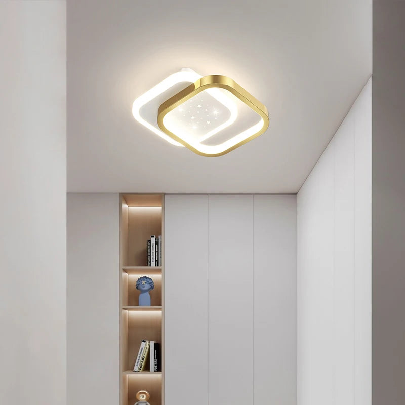 Modern minimalist LED ceiling light for outdoor use - vue 3 sur 14