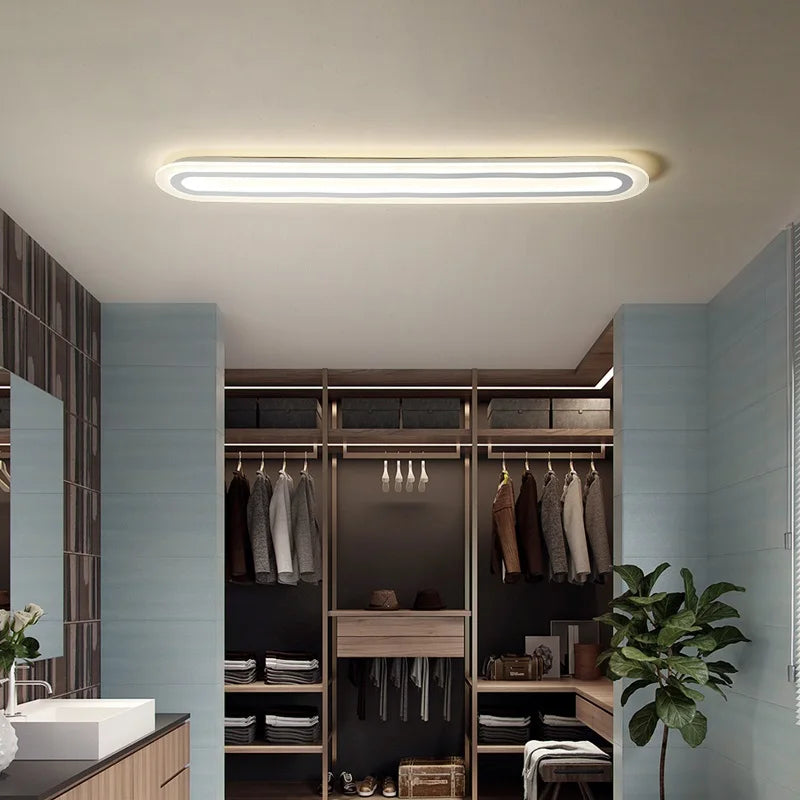 Modern Nordic acrylic ceiling lights for various spaces