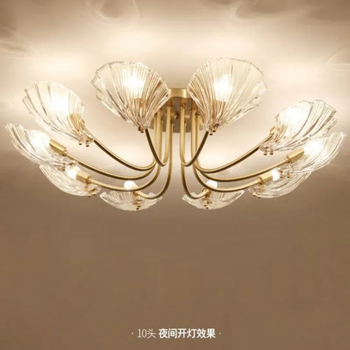 Modern copper chandeliers for elegant indoor lighting - vue 2 sur 10