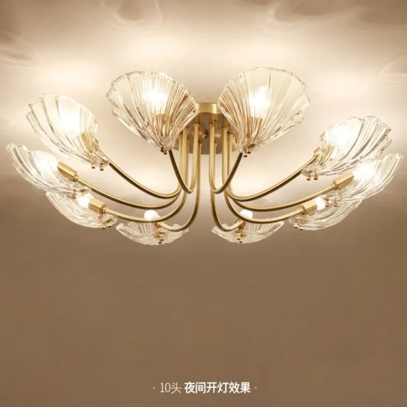 Modern copper chandeliers for elegant indoor lighting