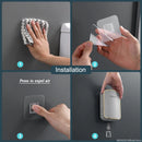 Luxury wall-mounted toilet brush quick cleaning bathroom accessories