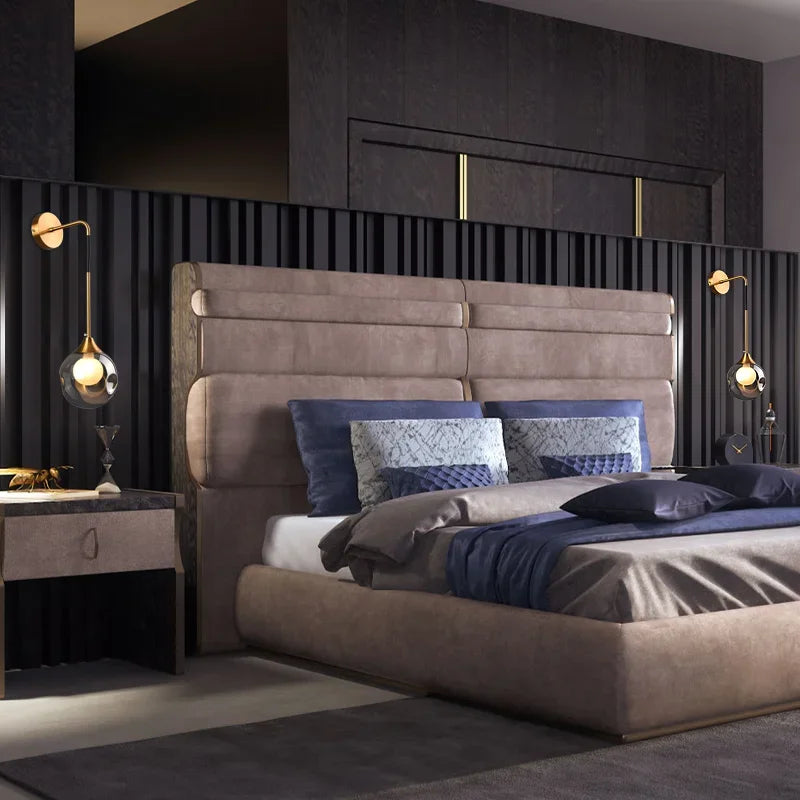 modern led wall light in the shape of a decorative ball - vue 3 sur 11