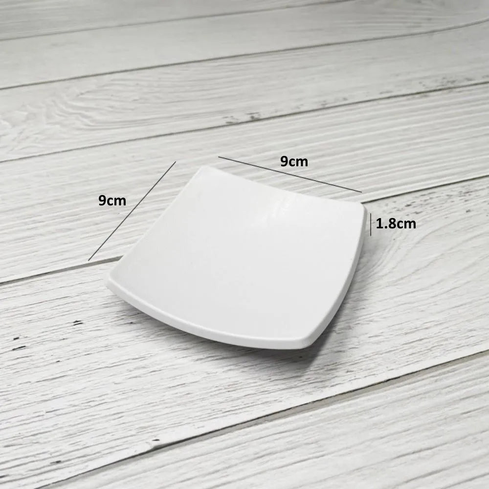 square arched soap dish for hotel and restaurant - vue 8 sur 11