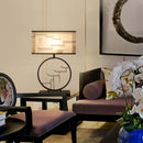 Retro Chinese-style bedside lamp for interior decoration