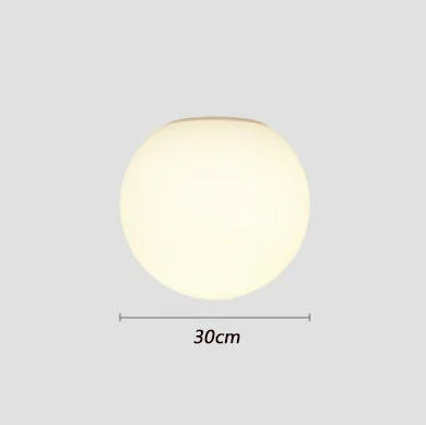 Minimalist glass LED wall light for indoor use