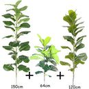 Artificial ficus lyrata plant for indoor and outdoor decoration