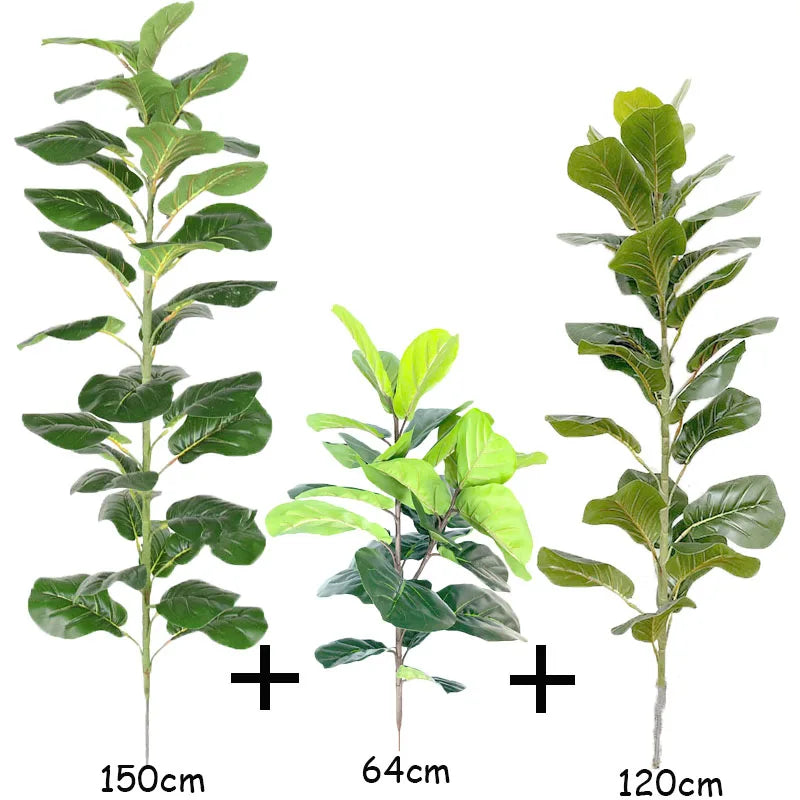 Artificial ficus lyrata plant for indoor and outdoor decoration