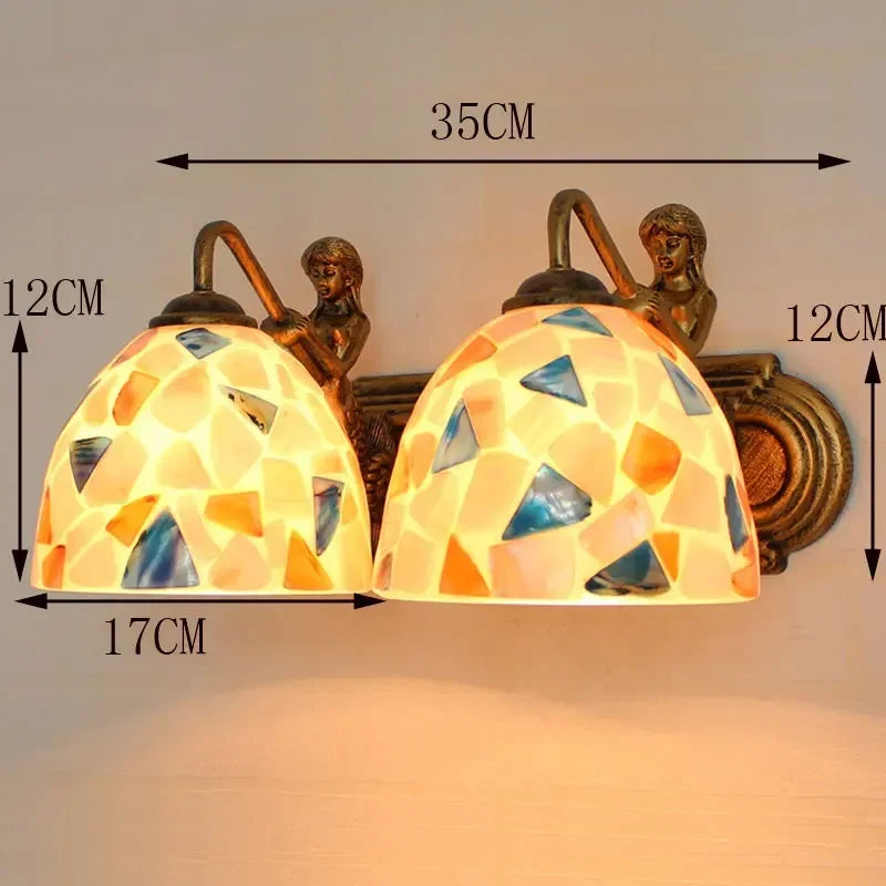 Handmade retro bohemian decorative wall lights