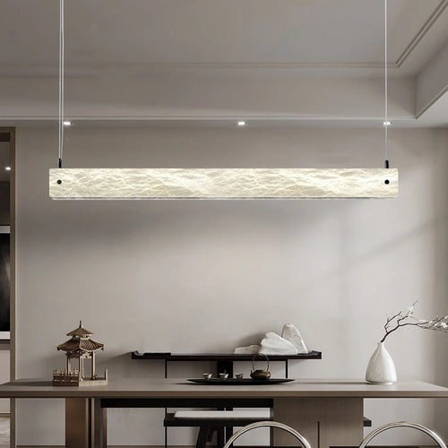 Imitation marble pendant light ideal for bar or restaurant - vue 3 sur 8
