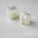 small handmade scented soy wax cube candle