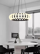 Modern round nordic LED designer pendant lamp for atmospheric decor