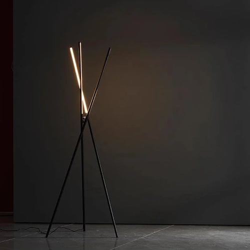 Modern LED floor lamp for a creative atmosphere - vue 5 sur 8