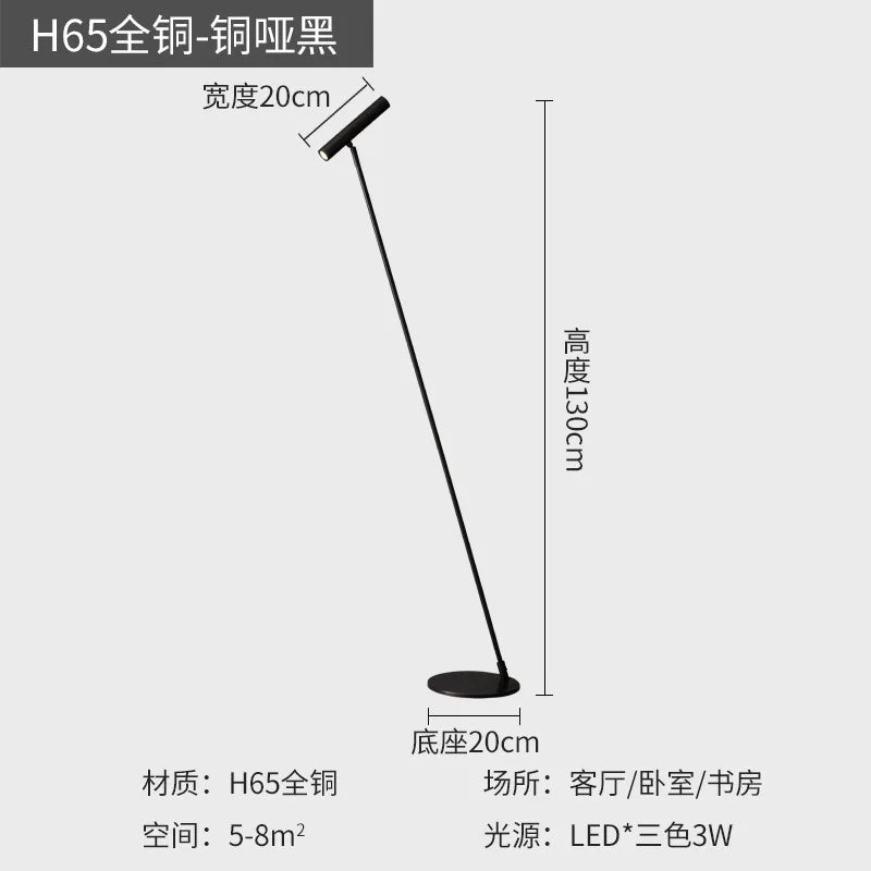 Nordic minimalist adjustable LED floor lamp for indoor use