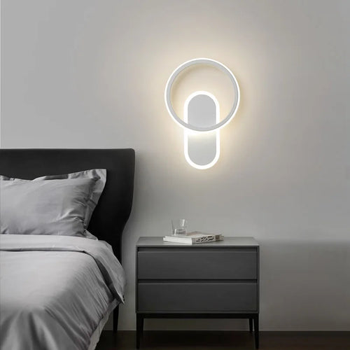Creative cloud-shaped LED wall lamp for children - vue 2 sur 8