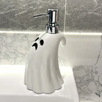 creative disinfectant bottle for Halloween bathroom decorations