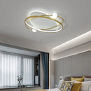Modern LED ceiling light with remote control for interior decor