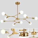 Modern Sputnik satellite chandelier with 3, 6 or 9 arms