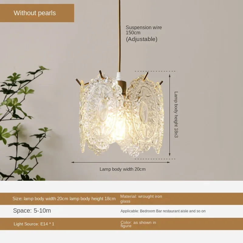 Lightweight crystal glass chandelier for modern lighting - vue 11 sur 30