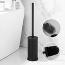 Toilet brush with holder for bathroom