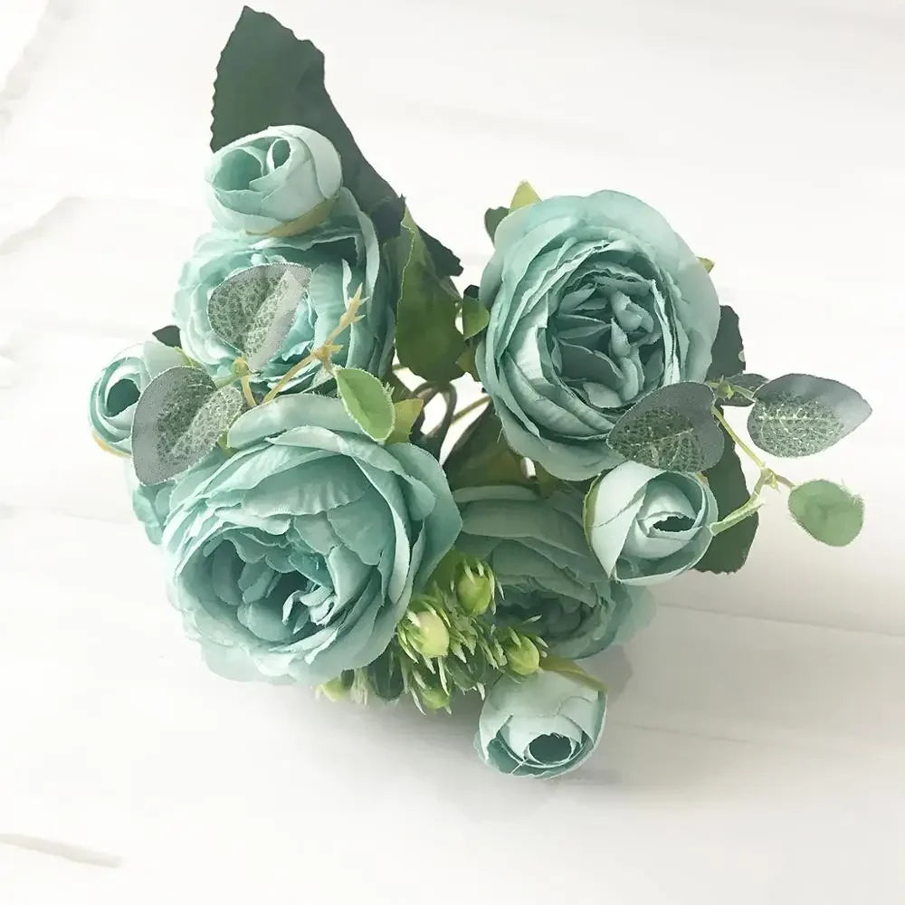 Small artificial flower bouquet for spring decoration and weddings - vue 31 sur 37