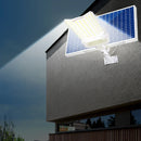 Super bright solar LED outdoor and garden lamp post