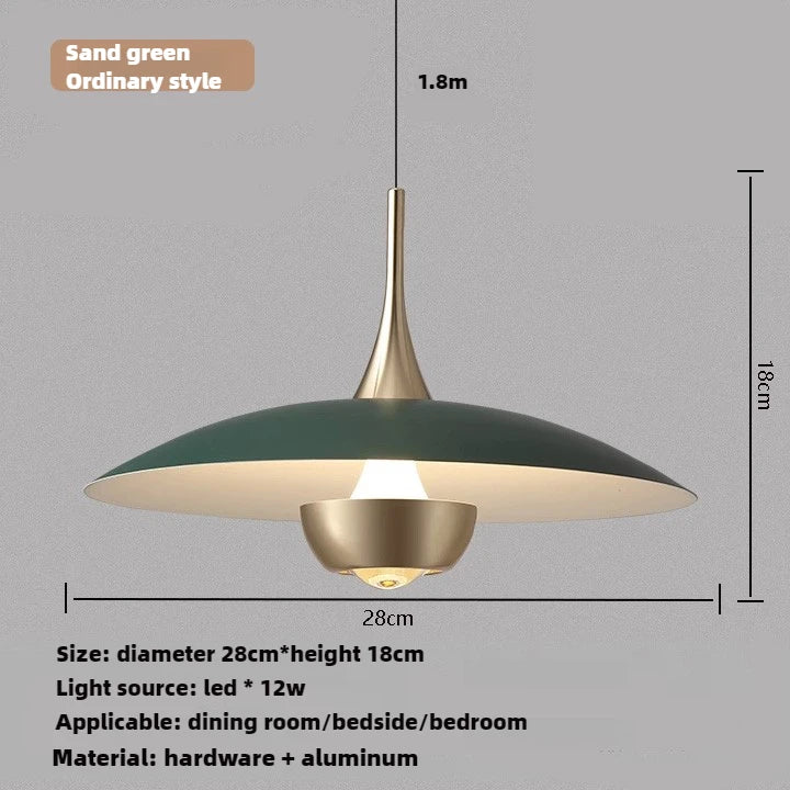 Creative retractable pendant light for modern interior decor - vue 9 sur 9