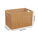 Wicker picnic basket for versatile storage